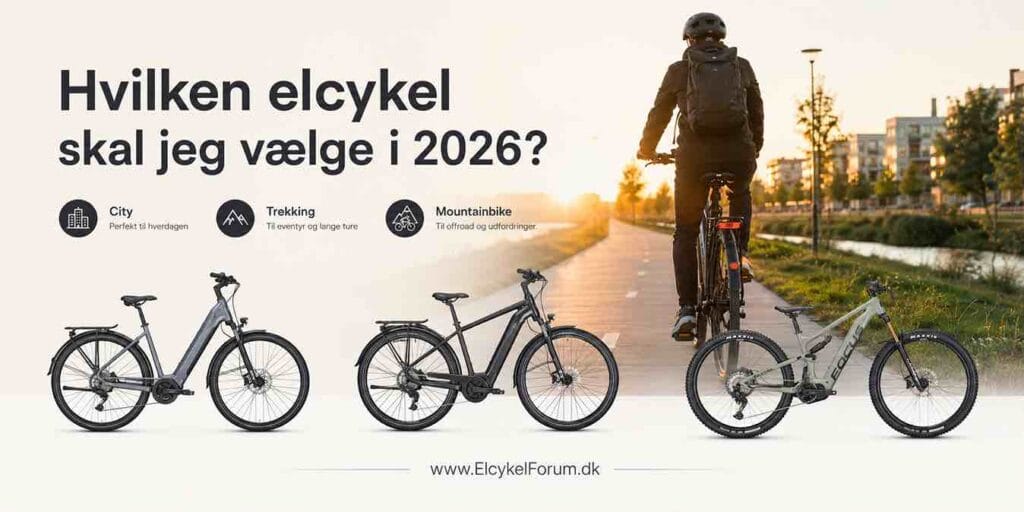 Hvilken elcykel skal jeg vælge i 2026